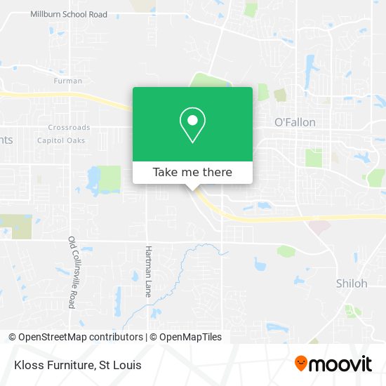 Mapa de Kloss Furniture