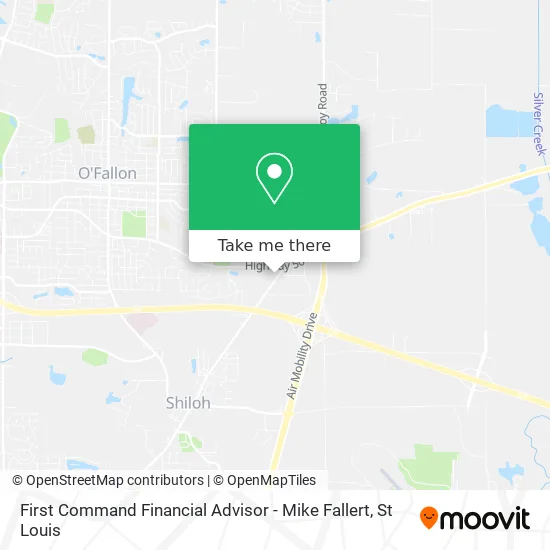 First Command Financial Advisor - Mike Fallert map