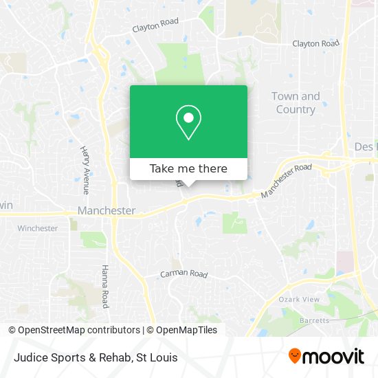 Judice Sports & Rehab map