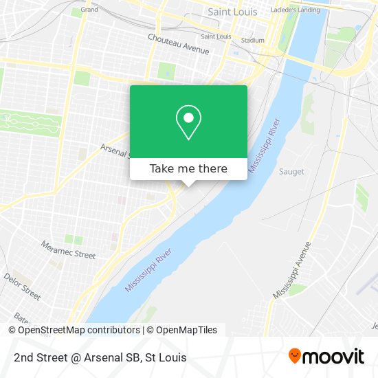 2nd Street @ Arsenal SB map