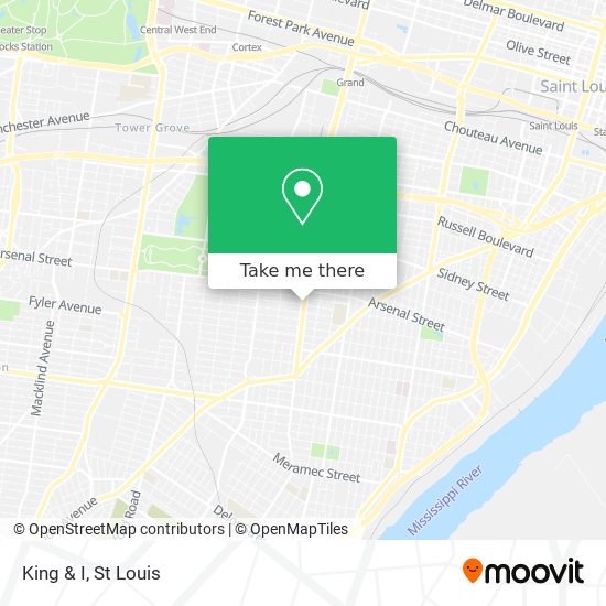 King & I map