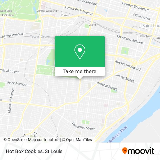 Hot Box Cookies map