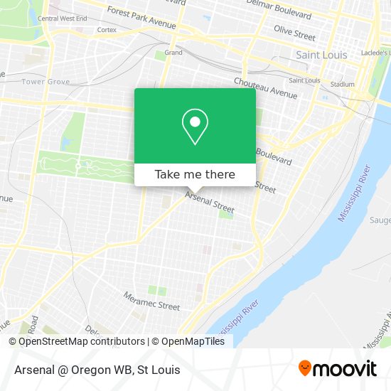 Arsenal @ Oregon WB map