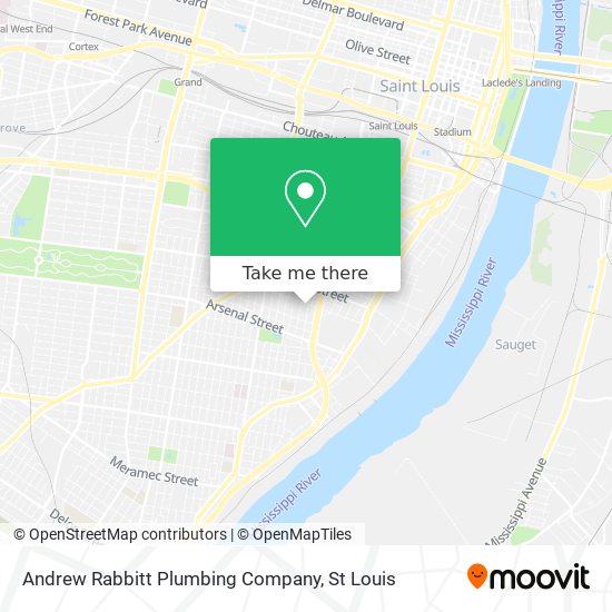 Mapa de Andrew Rabbitt Plumbing Company