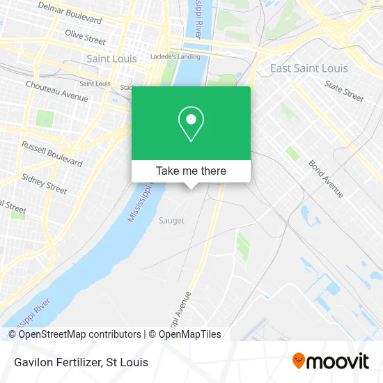 Gavilon Fertilizer map