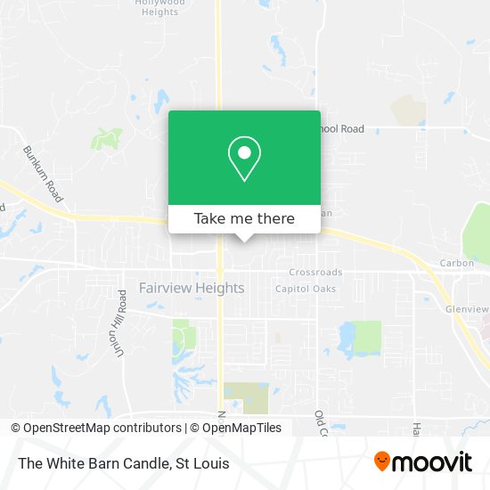The White Barn Candle map