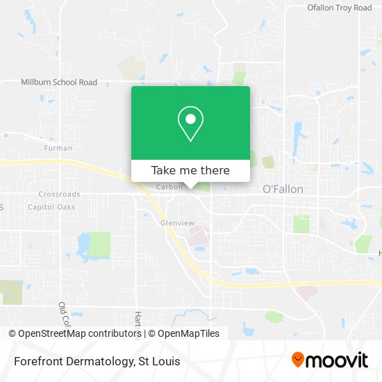 Forefront Dermatology map