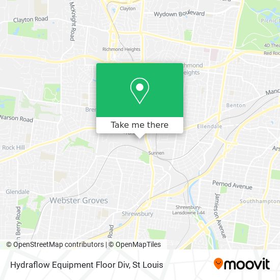Hydraflow Equipment Floor Div map