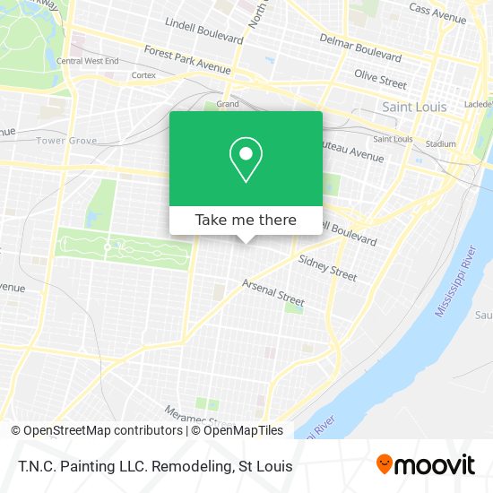 T.N.C. Painting LLC. Remodeling map