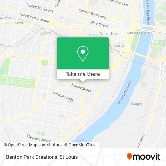 Benton Park Creations map