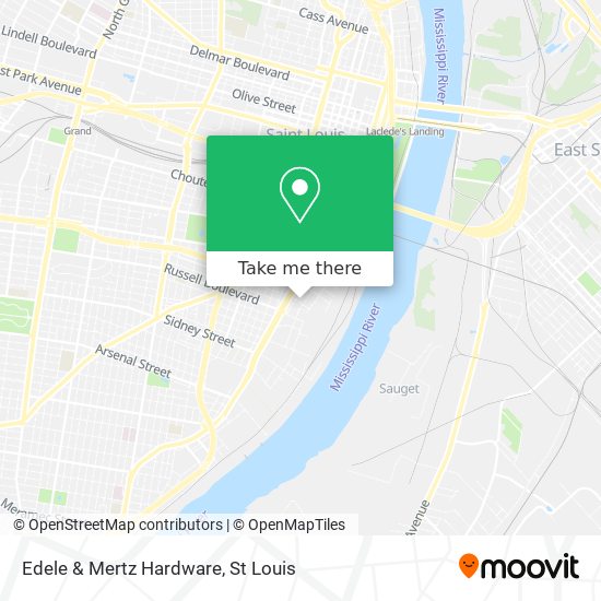 Mapa de Edele & Mertz Hardware
