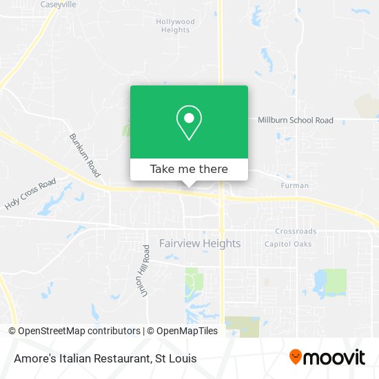 Amore's Italian Restaurant map