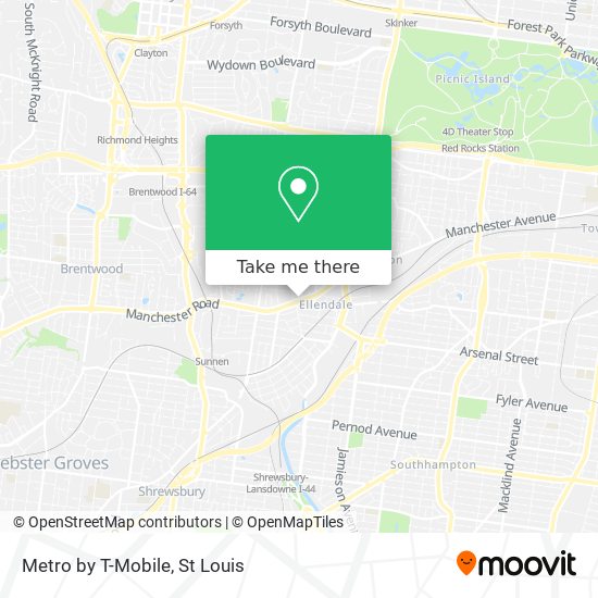 Metro by T-Mobile map