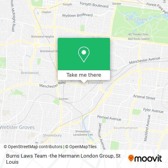 Mapa de Burns Laws Team -the Hermann London Group