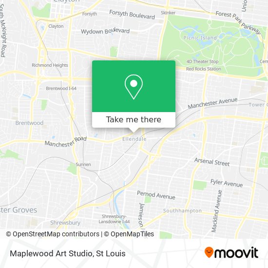 Maplewood Art Studio map