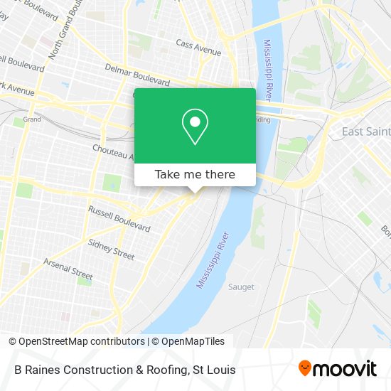 Mapa de B Raines Construction & Roofing