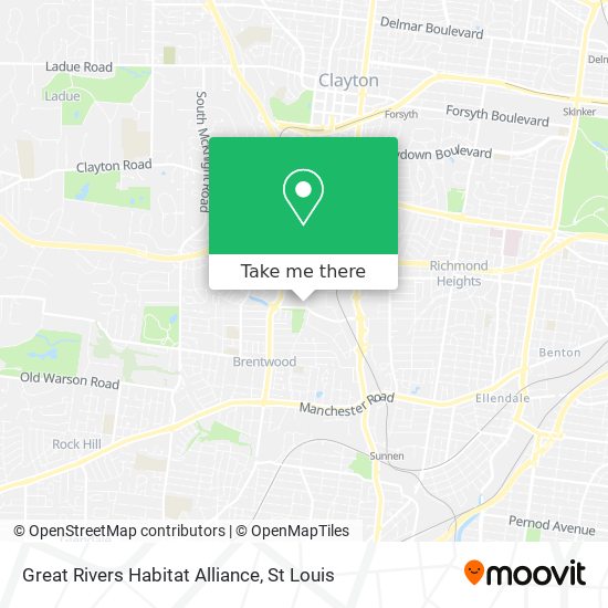 Great Rivers Habitat Alliance map