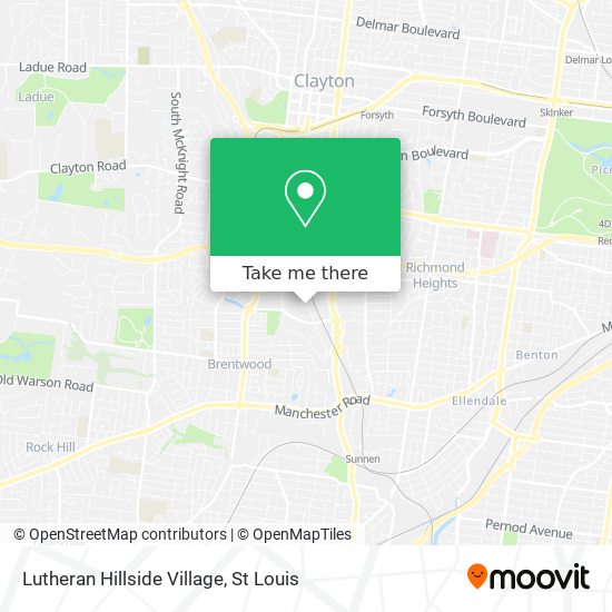 Lutheran Hillside Village map