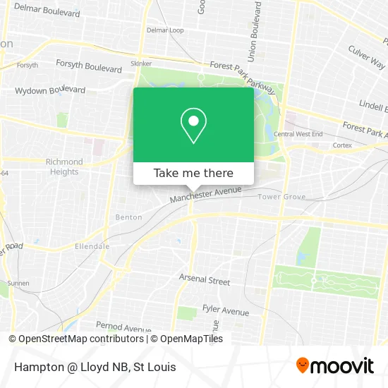 Hampton @ Lloyd NB map