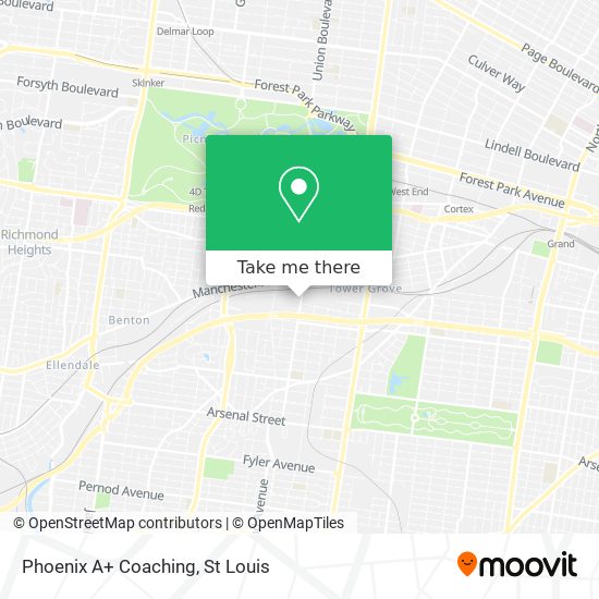 Mapa de Phoenix A+ Coaching