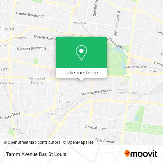 Tamm Avenue Bar map