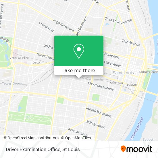 Driver Examination Office map