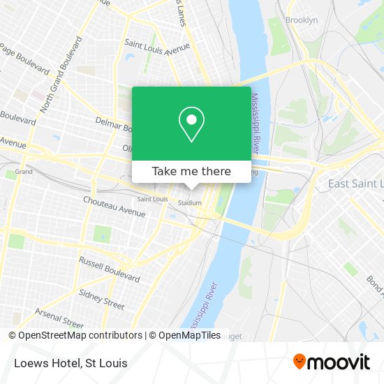 Loews Hotel map