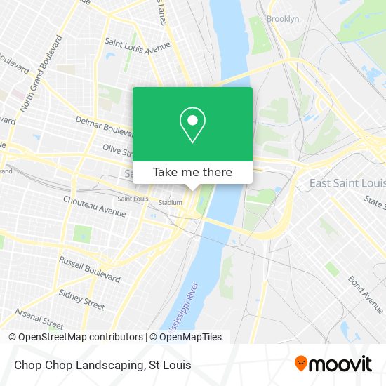 Chop Chop Landscaping map