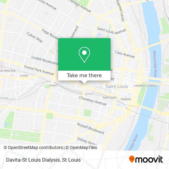 Mapa de Davita-St Louis Dialysis