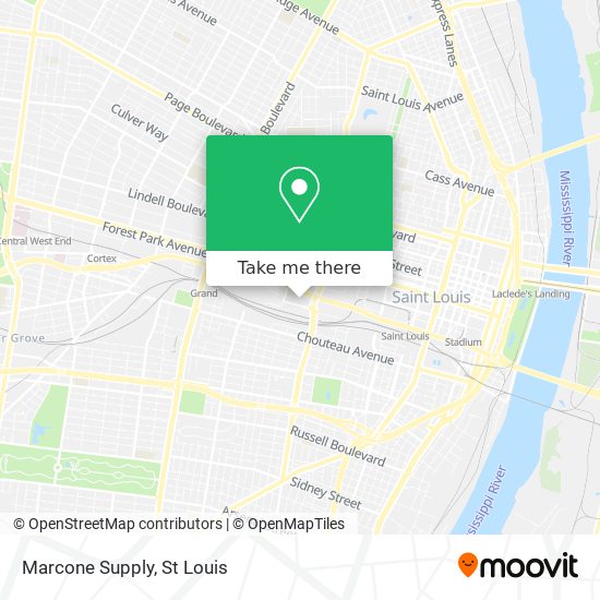 Mapa de Marcone Supply