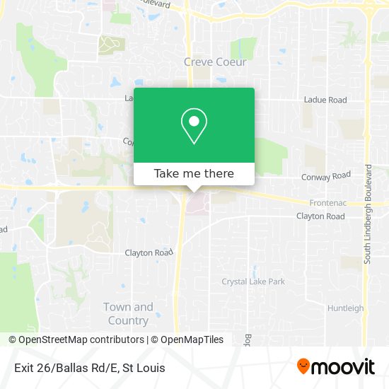 Mapa de Exit 26/Ballas Rd/E