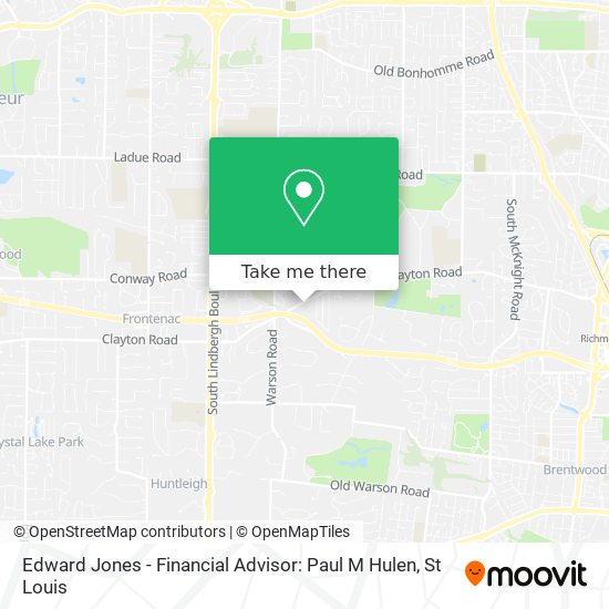 Edward Jones - Financial Advisor: Paul M Hulen map
