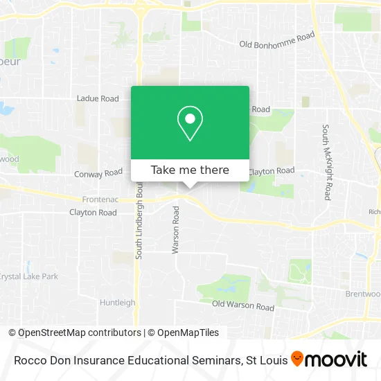 Rocco Don Insurance Educational Seminars map