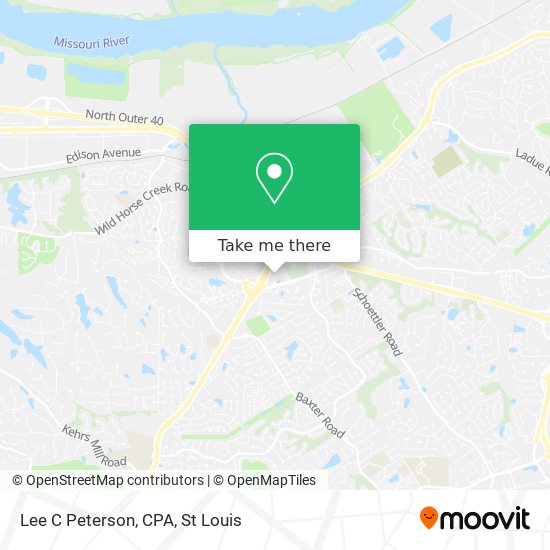 Mapa de Lee C Peterson, CPA