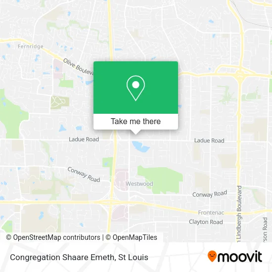 Congregation Shaare Emeth map