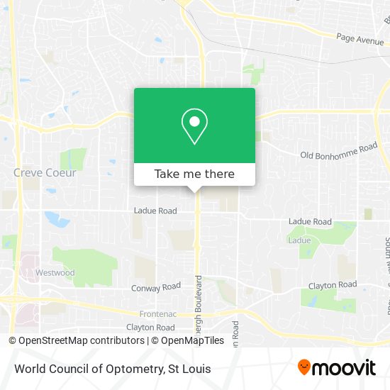 World Council of Optometry map