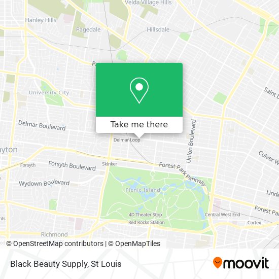 Mapa de Black Beauty Supply