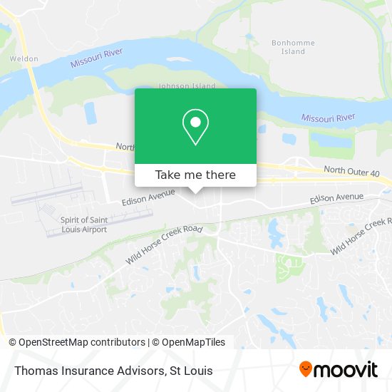 Thomas Insurance Advisors map