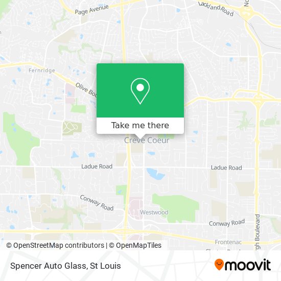 Spencer Auto Glass map