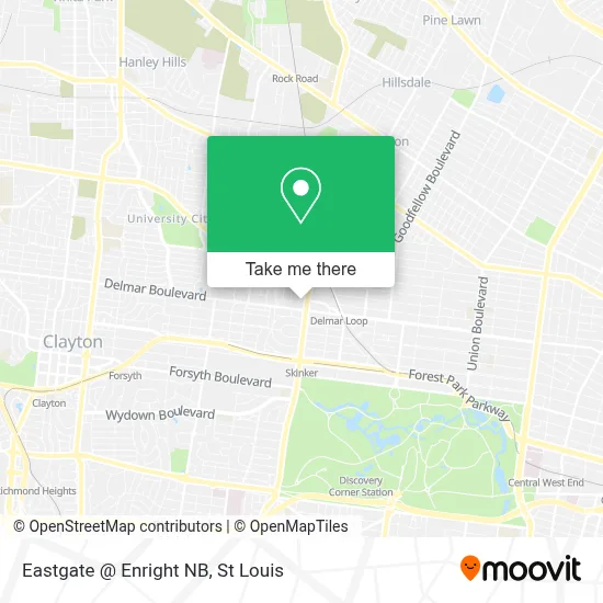 Eastgate @ Enright NB map