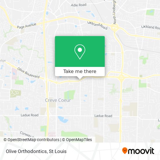 Olive Orthodontics map