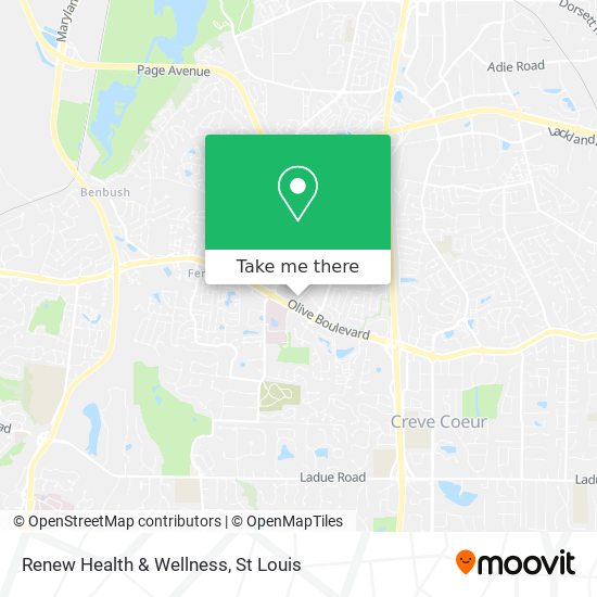 Renew Health & Wellness map