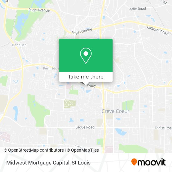 Midwest Mortgage Capital map