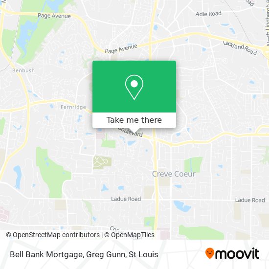Mapa de Bell Bank Mortgage, Greg Gunn