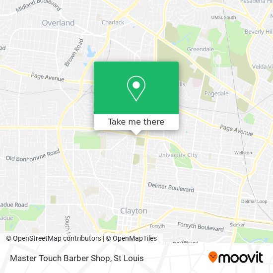 Mapa de Master Touch Barber Shop