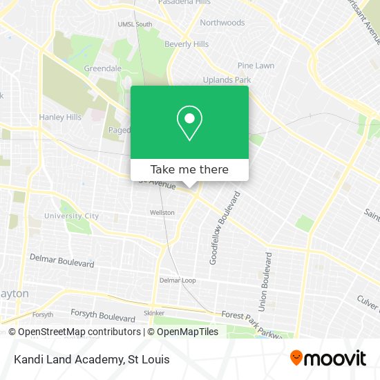 Kandi Land Academy map