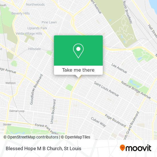 Mapa de Blessed Hope M B Church