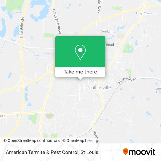 American Termite & Pest Control map