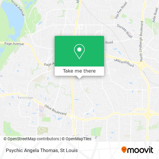 Mapa de Psychic Angela Thomas