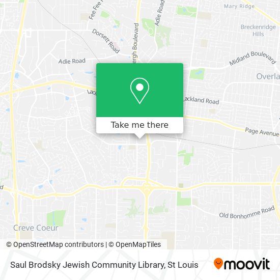 Mapa de Saul Brodsky Jewish Community Library